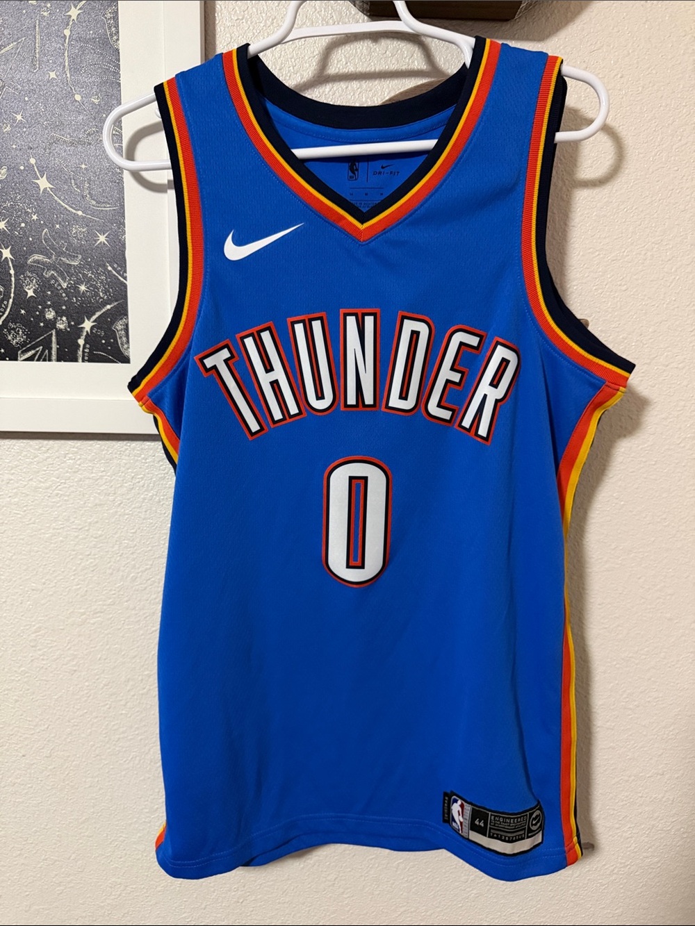 Oklahoma City Thunder Russell Westbrook jersey
